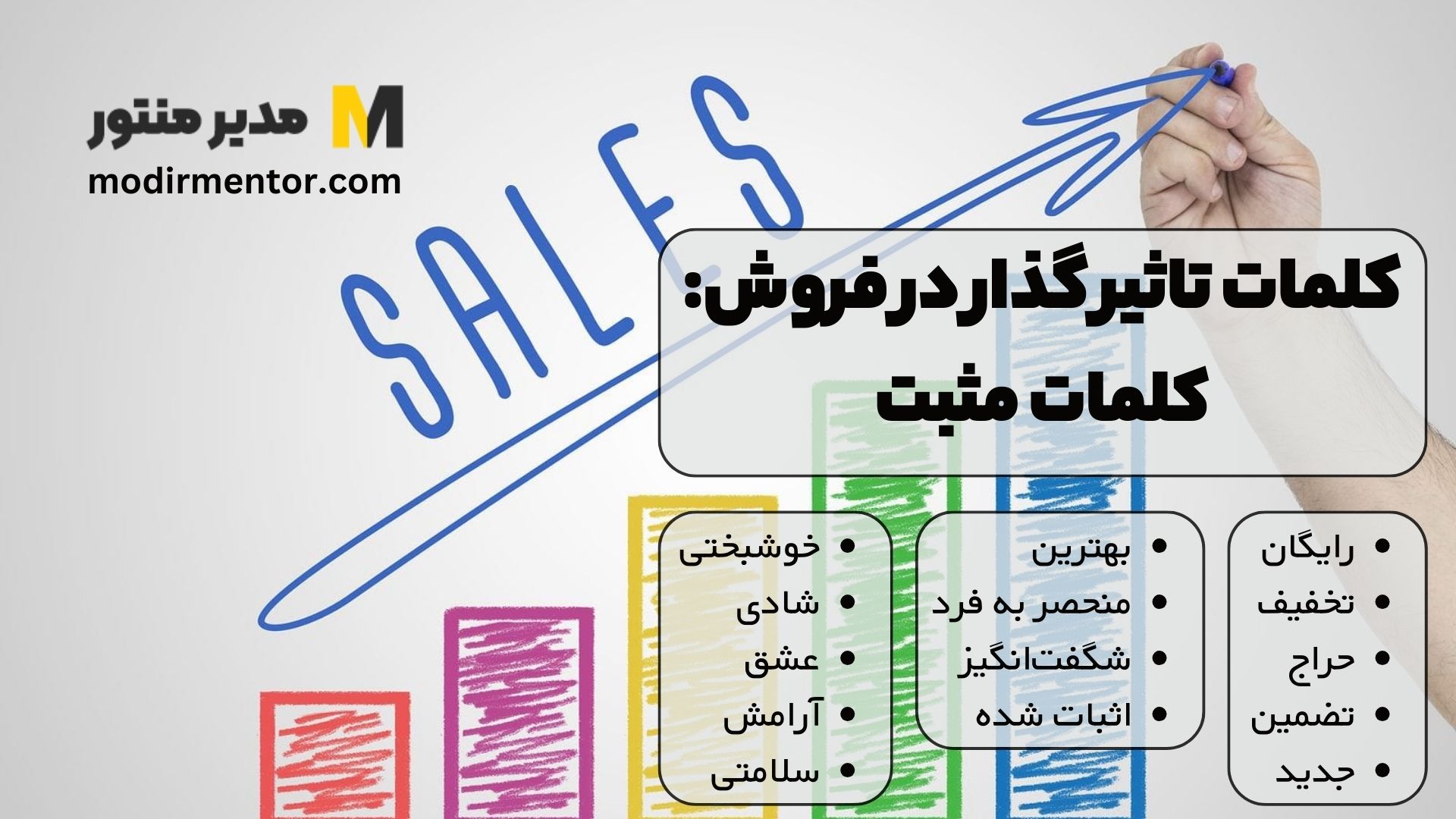 کلمات تاثیر گذار در فروش: کلمات مثبت