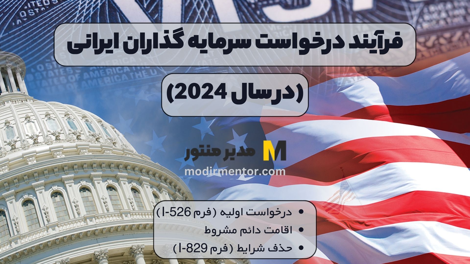 فرآیند درخواست سرمایه گذاران ایرانی (در سال 2024)