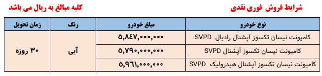 شرایط فروش: