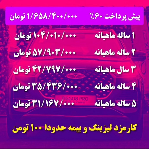 شرایط فروش اقساطی: