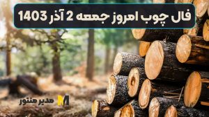 فال چوب امروز جمعه 2 آذر 1403