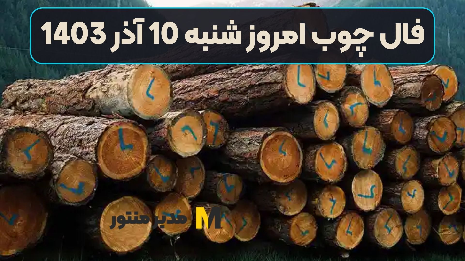 فال چوب امروز شنبه 10 آذر 1403