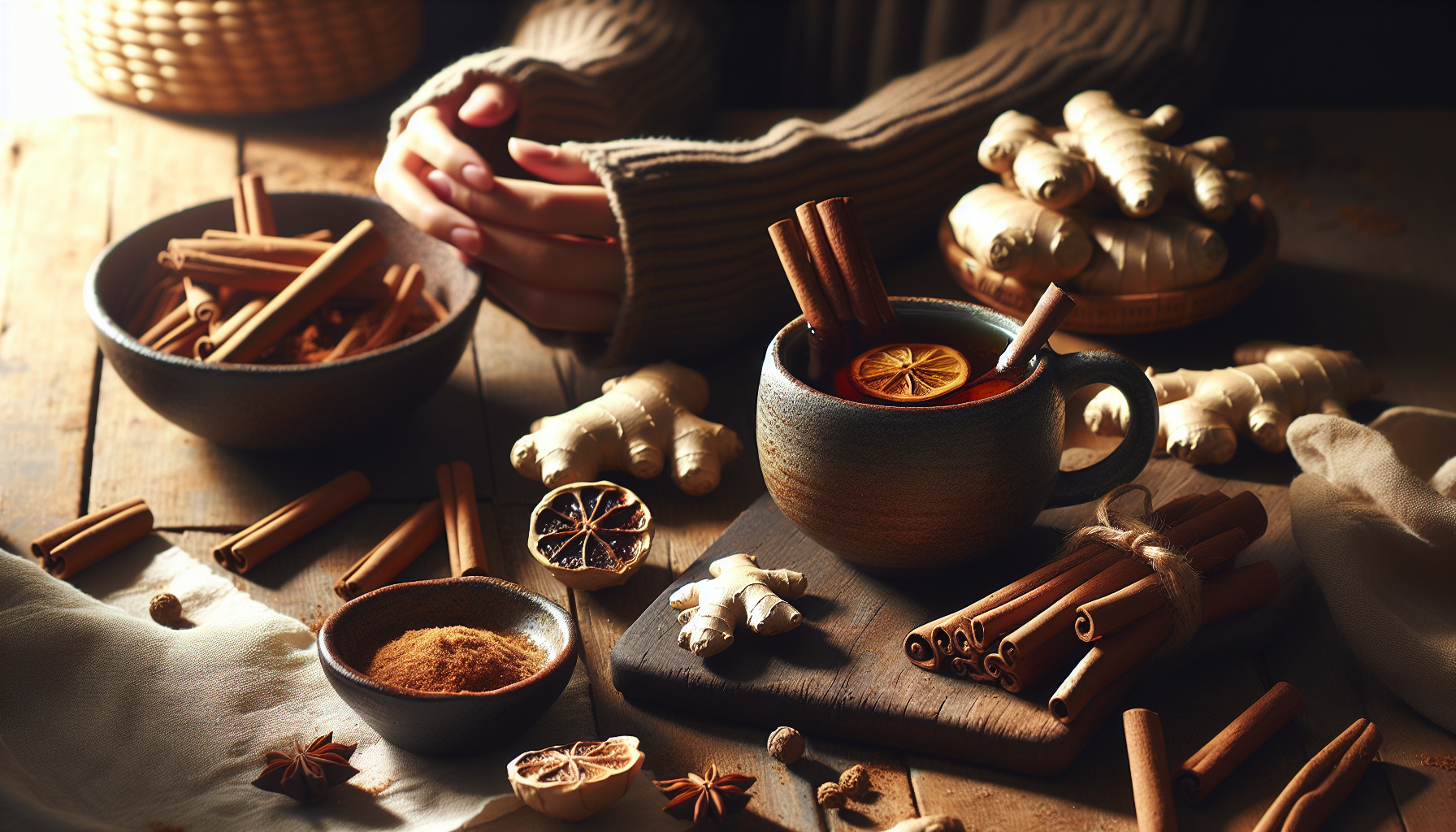 بهترین زمان مصرف دمنوش دارچین و زنجبیل