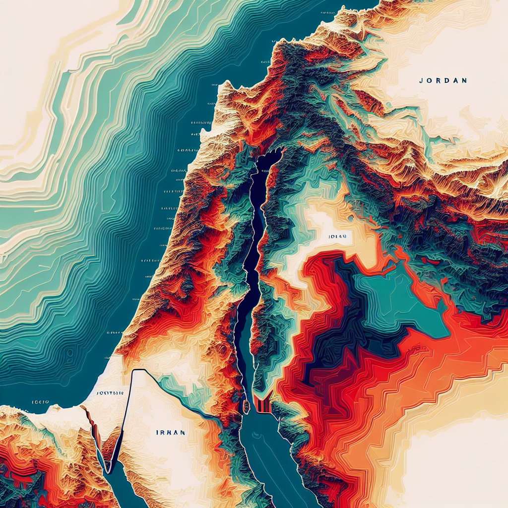 فاصله اردن تا ایران