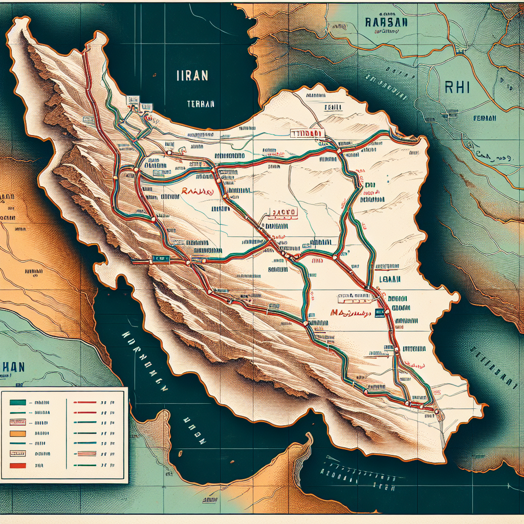 مسیر مشهد به تهران