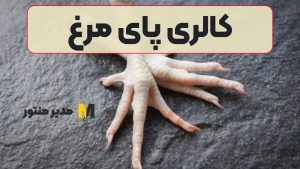 کالری پای مرغ