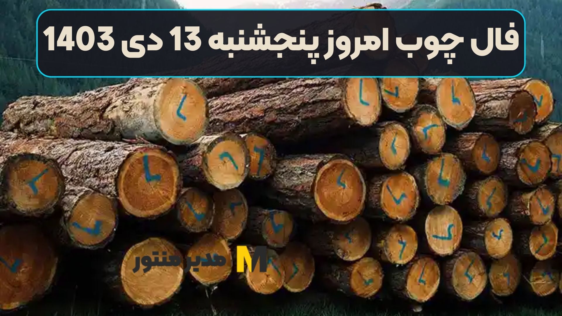 فال چوب امروز پنجشنبه 13 دی 1403