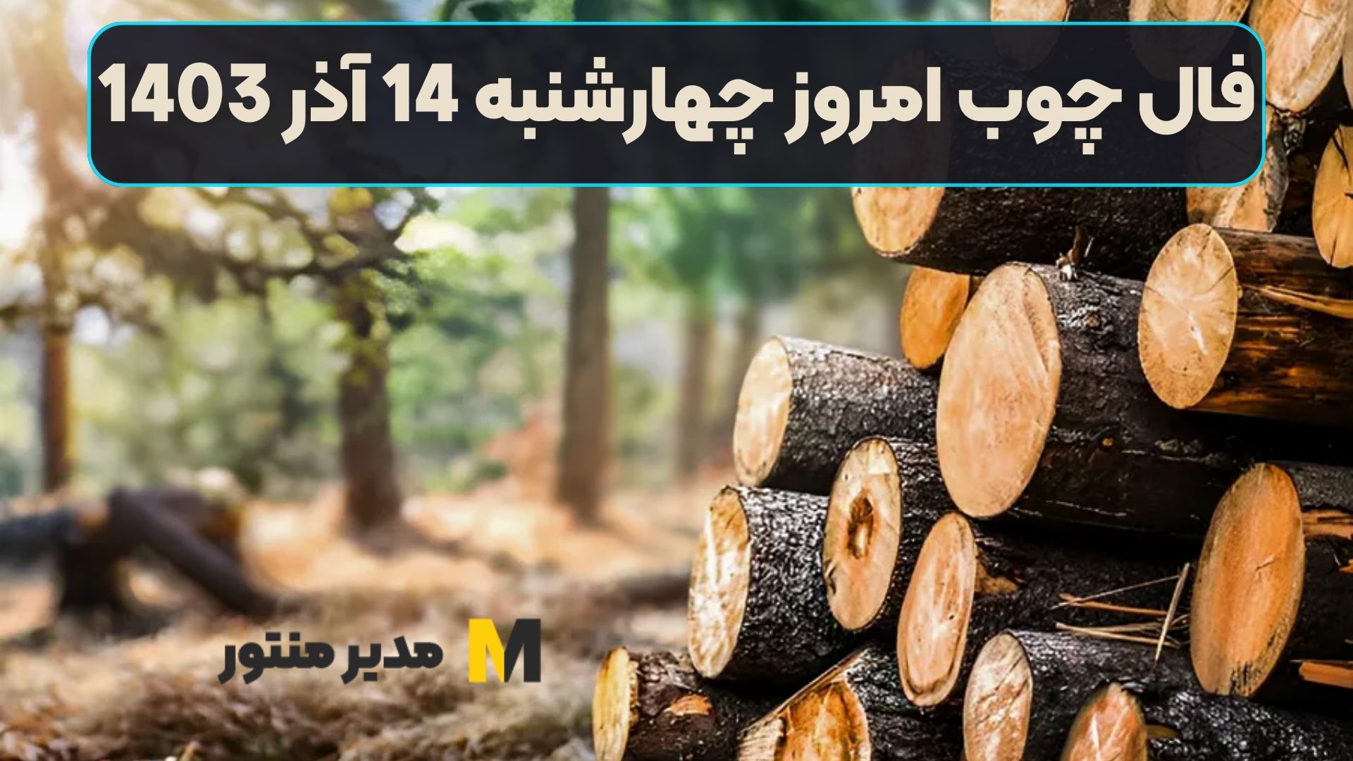 فال چوب امروز چهارشنبه 14 آذر 1403