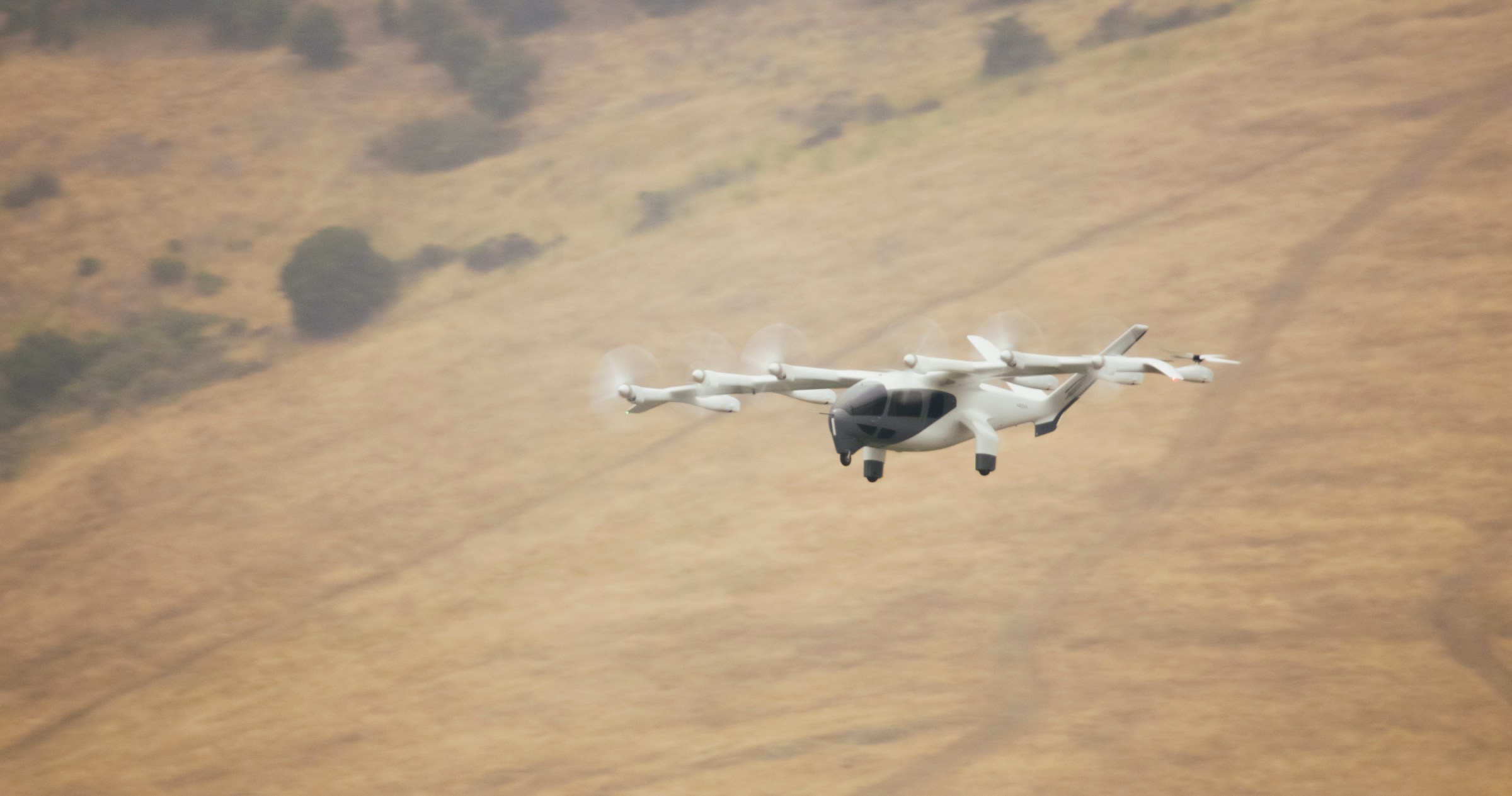 Image above is of Midnight flying during a recent flight test.