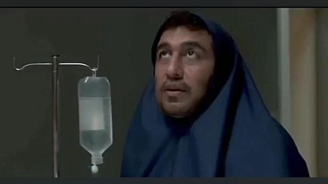 رضا عطاران با مقنعه