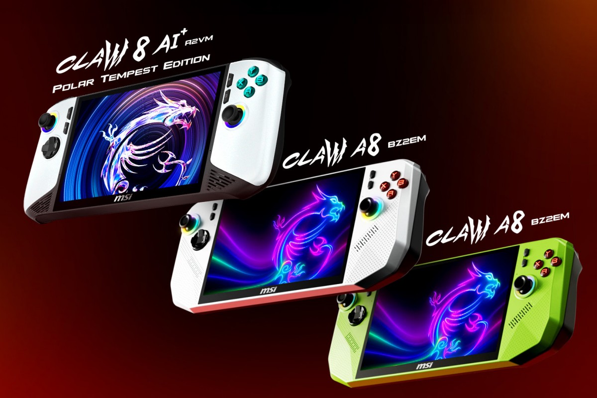 MSI announces new Claw models with Intel and AMD chips
