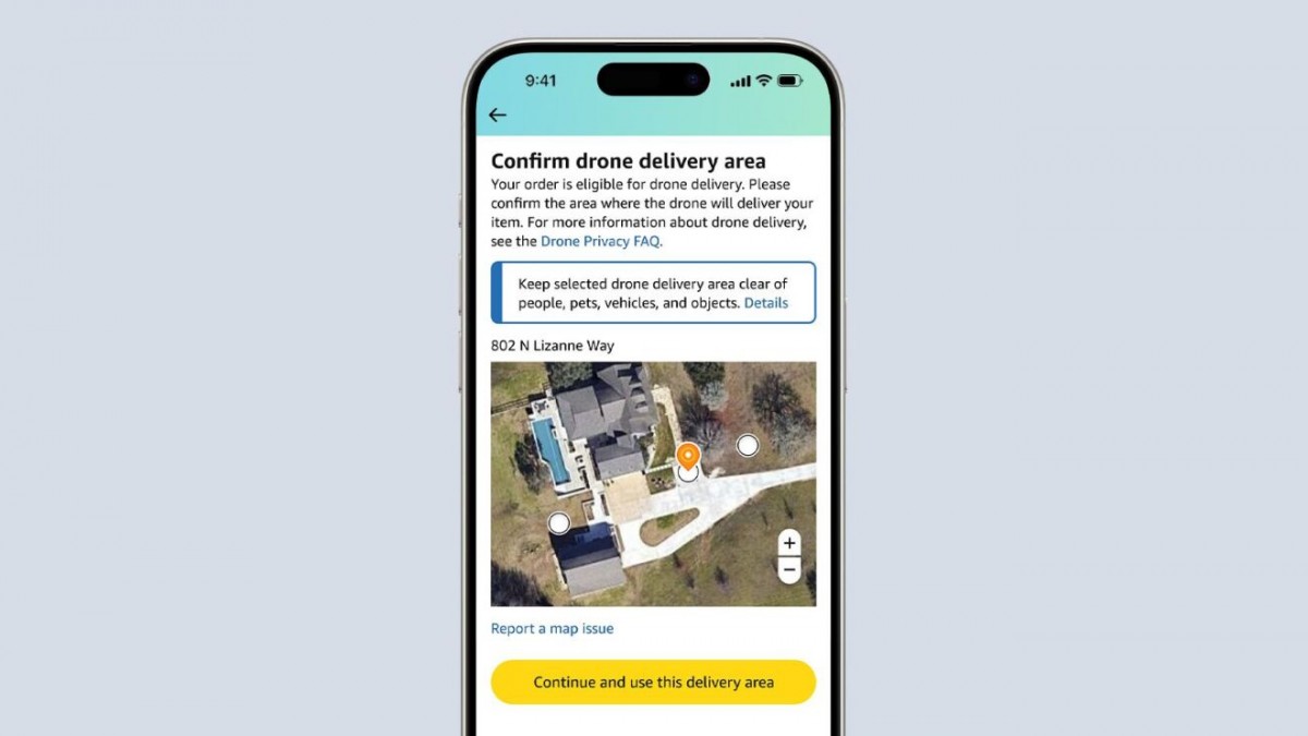 Amazon now delivers iPhones and Galaxy smartphones with drones