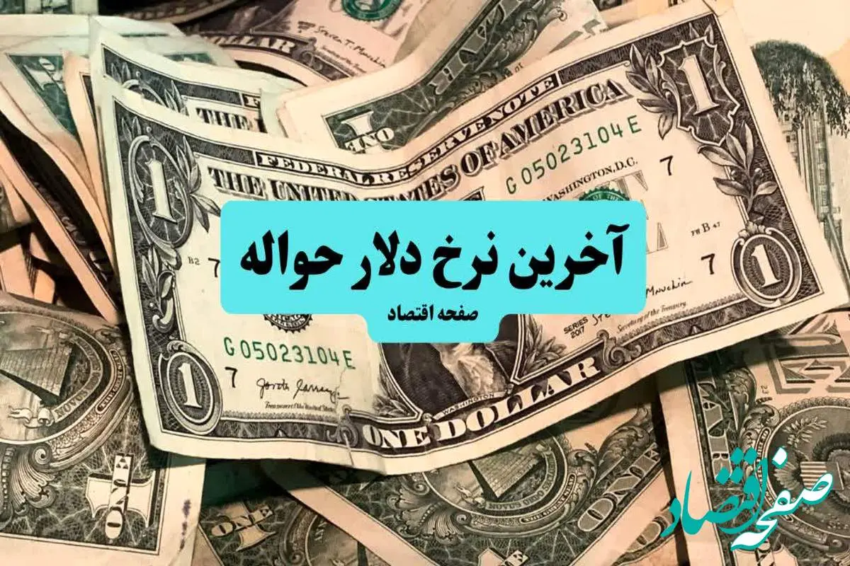 d982db8cd985d8aad8add988d8a7d984d987d8afd984d8a7d8b1-2 قیمت حواله دلار امروز شنبه ۷ تیر ماه ۱۴۰۴